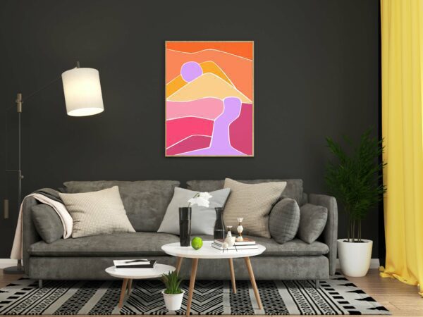 stage set wall art canvas
