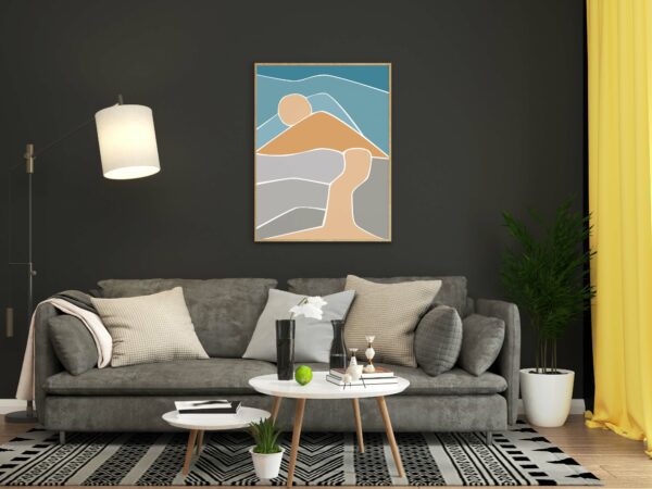 stage set wall art canvas