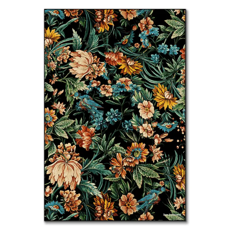 Floral and Birds Pattern