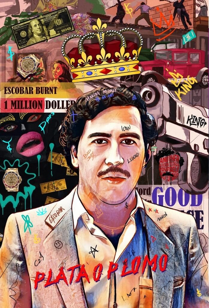 Mafia Graffiti V2- Pablo Escobar - Image 2